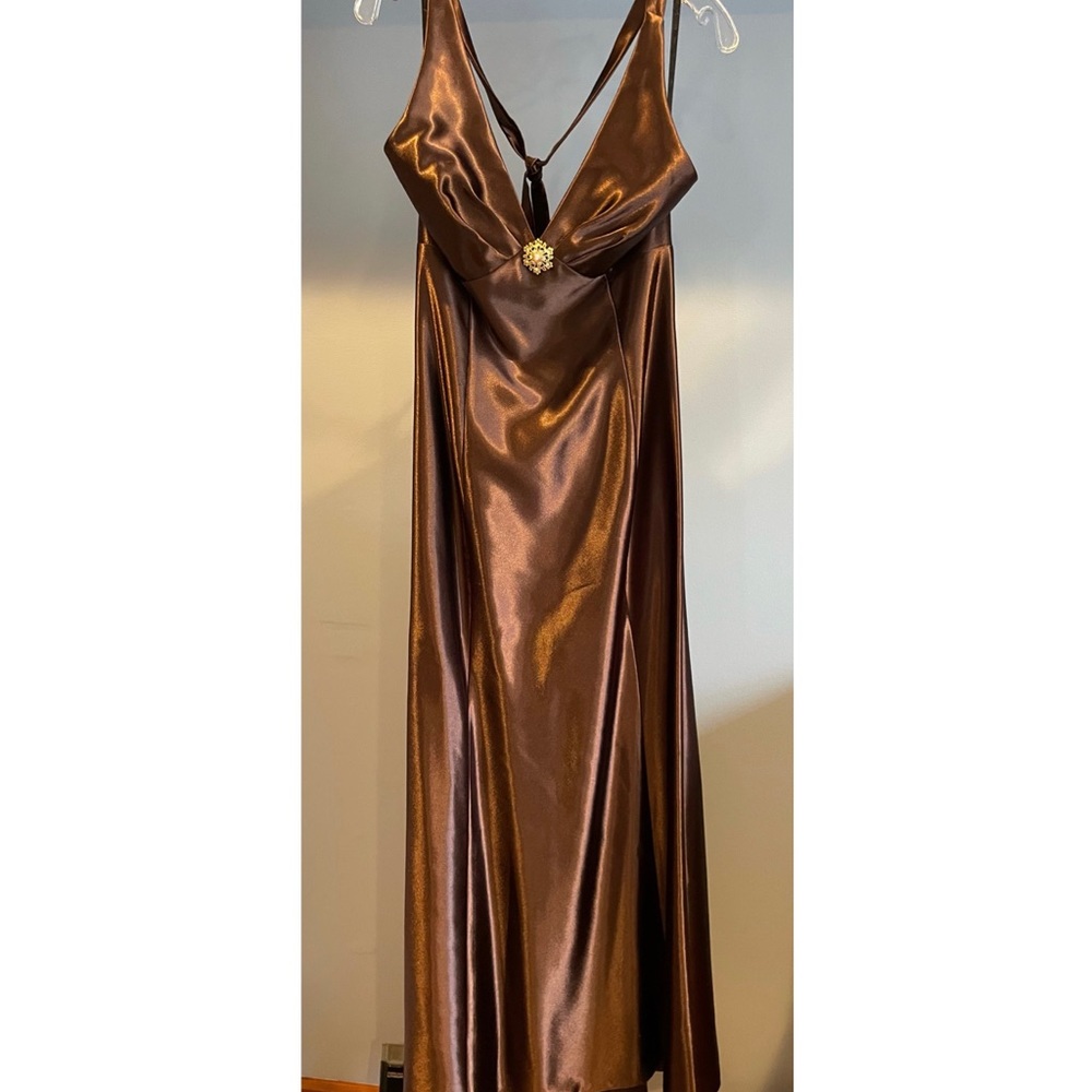 Jessica McClintock Brown Gown